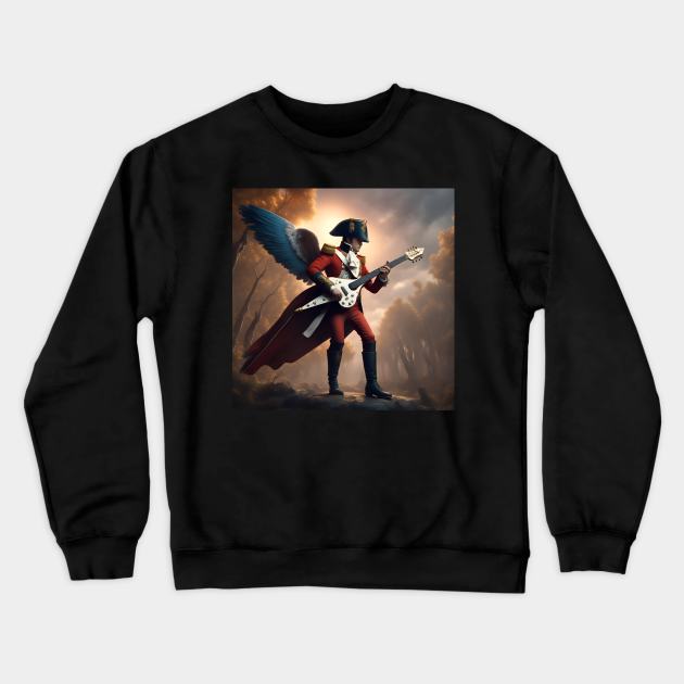 Napoleon plays electric guitar Crewneck Sweatshirt by Superfunky